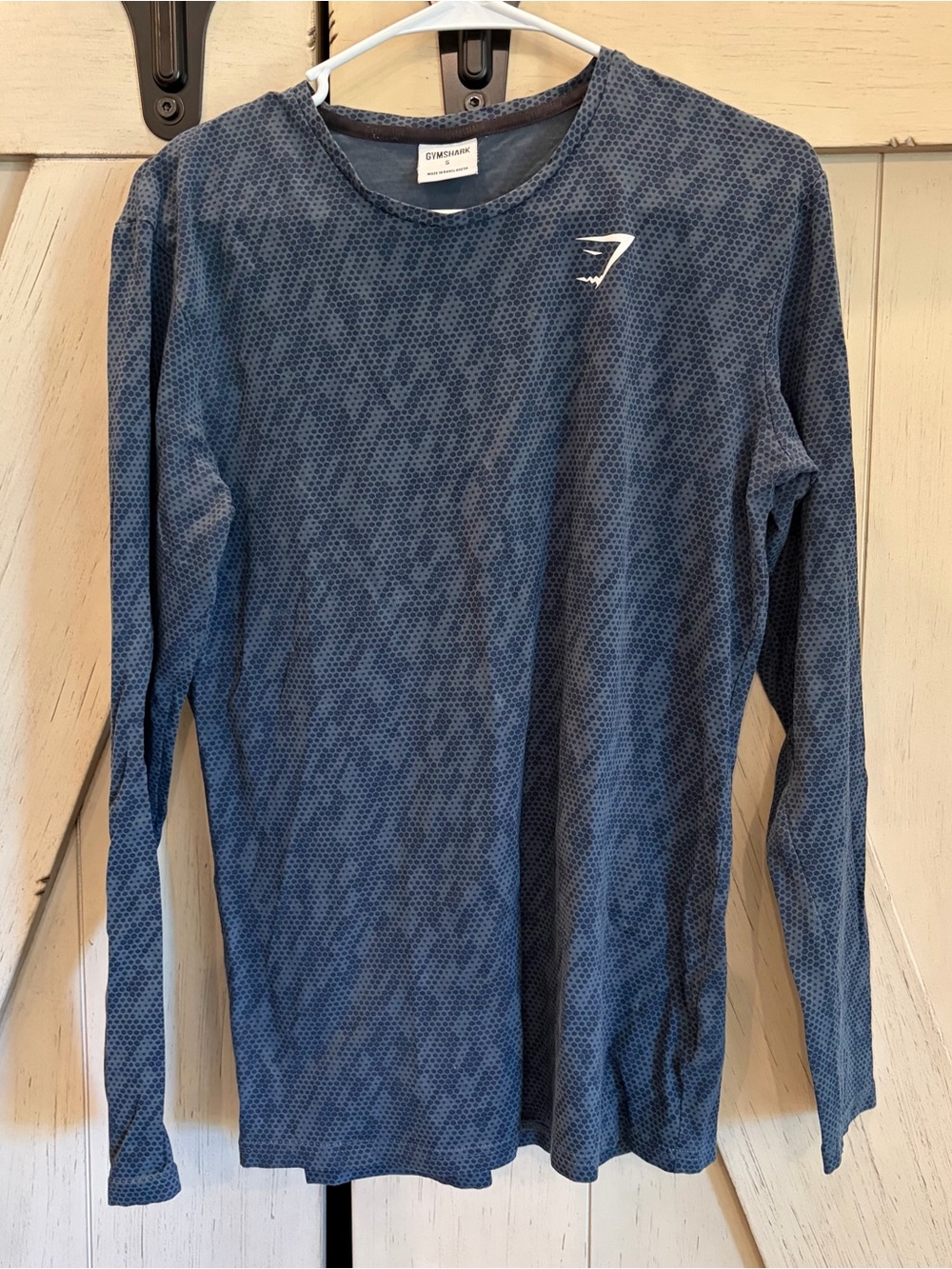 Gymshark Men's Long Sleeve Hex Pattern Size Small
